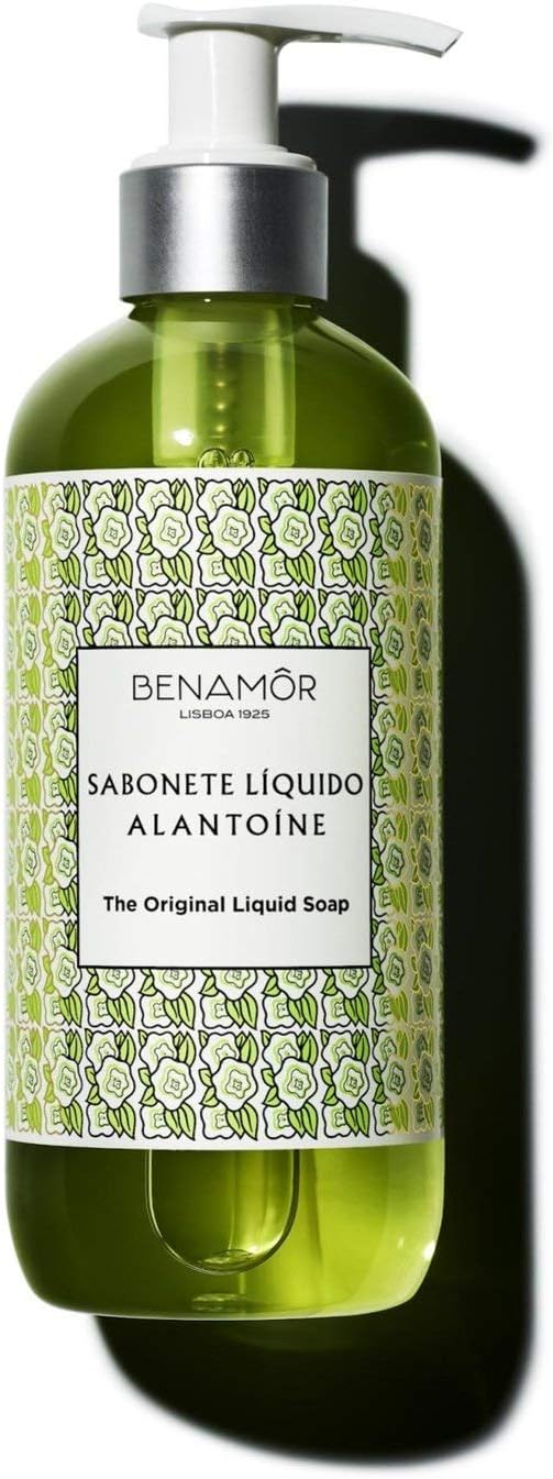Benamôr Alantoíne Liquid Hand Soap with Argan Oil, Aloe Vera and Shea Butter - Moisturising Hand Wash - Delicate Scent, Paraben free, Vegan - 300 ml Bottle