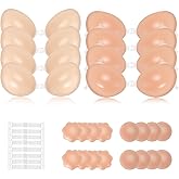 Ovlospa Adhesive Strapless Bra for Women Sticky Silicone Invisible Push up Bra with Nipple Covers for Backless Dress