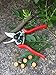 gonicc Professional Sharp Bypass Pruning Shears (GPPS-1007), for Smaller Hands, Sap Groove Design.