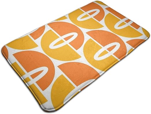 Amazon Com Henakeji Orang Gold Mid Century Modern Entrance Door Mat Welcome Indoor Bathroom Home Decorative Floor Mat Cover Floor Rug Indoor Outdoor Area Rugs Kitchen Dining