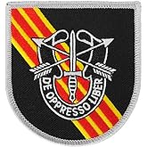 United States Army Special Forces De Oppresso Liber, Full Color Patch, with Iron-On Adhesive