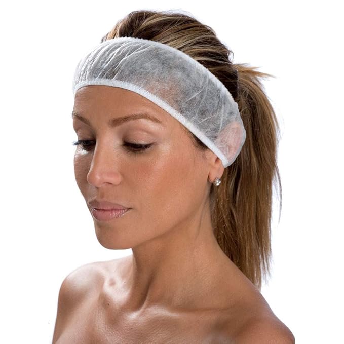disposable headbands for facial 100pack by essenavita Beauty