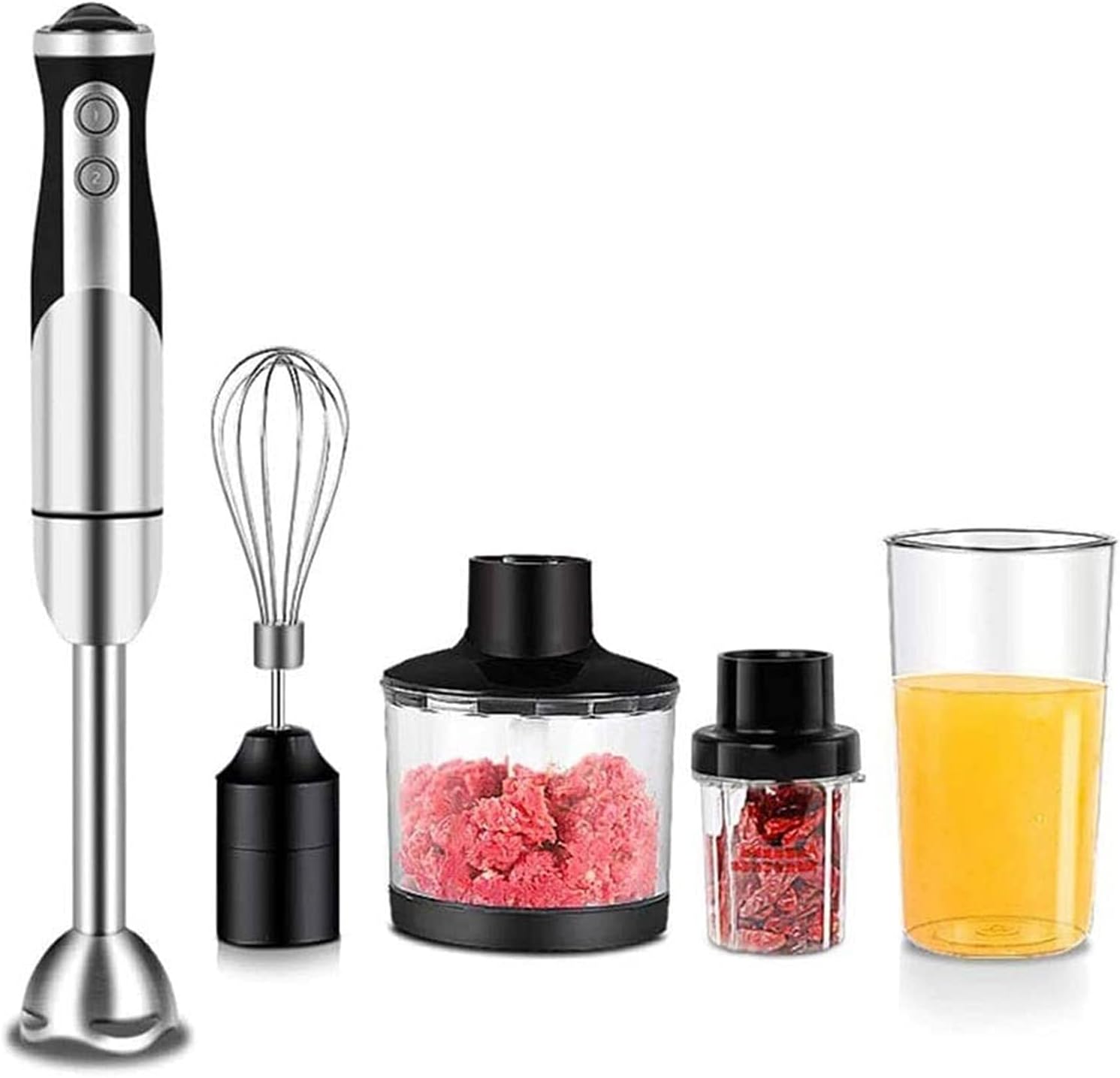 SFLRW Hand Blender, 5in1 Immersion Stick Blender 800W Electric