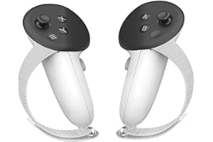 Maecker vr Controller Grips Adjustable Knuckle Active Straps Compatible for Meta Quest 3 Controller Straps Cover for Quest 3 Accessories