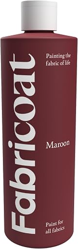Fabricoat Fabric Paint Maroon 250ml – Soft Finish for All Fabrics