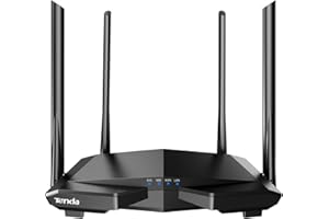 Tenda AC1200 WiFi Router, Dual Band Wireless Router 4 x 100 Mbps Ethernet Ports, Supports APP, Guest WiFi, Access Point Mode,