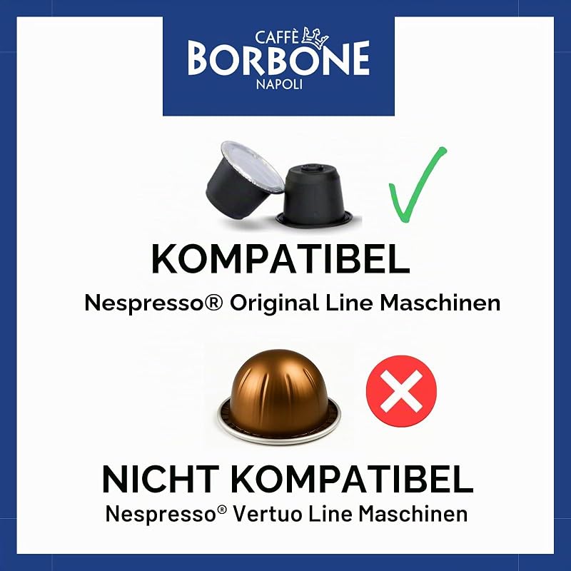 Respresso Dek, entkoffeinierte Kaffeemischung - 100 Kapseln - kompatibel mit Nespresso Haushalts-Espressomaschinen