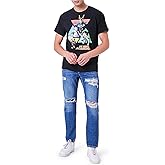 Forever 21 Mens Distressed Straight-Leg Jeans_Old