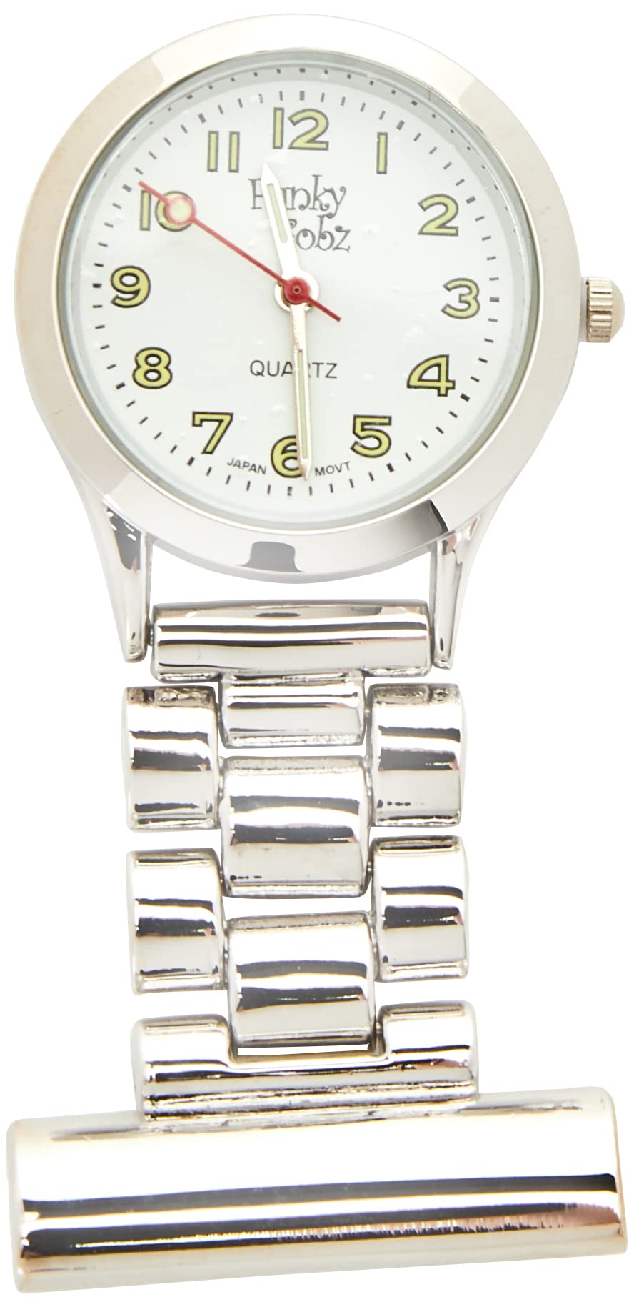 Essential Fob Watch For Nurse, Midwife and Other Professionals (Silver)