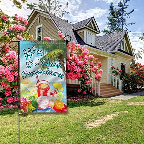 Thin Line Garden Flag Engagement Party Decorations Abstract Geometric Backdrop Engagement Party Image Hot Pink and White Seasonal Outdoor Flag/Double-sided 12"x18"