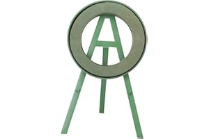 SUPVOX Wreath Rack Stand with Stable Tripod Support for Flower Shop Supplies Cemetery Wreath Easel for