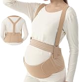 MomTend 5 in 1 Pregnancy Support Belt Beige XL 360 Comfort Back Pelvic Relief