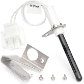 Upgraded 903110A 903110 Universal Furnace Hot Surface Ignitors With Plug, Round Silicon Nitride Hot Surface Igniters Kit Replacement for Nordyne Furnace Igniters 632504