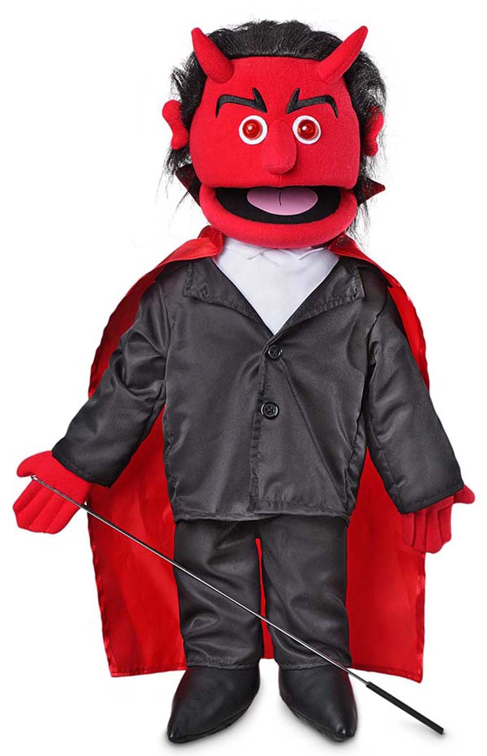 25 Devil w/ Glowing Eyes Full Body Puppet by Silly Puppets