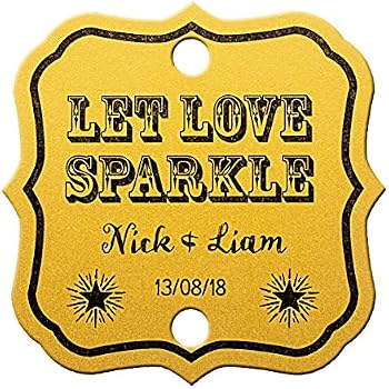 Amazon.com: Summer-Ray 48 Personalized Kraft Vintage Wedding Sparkler