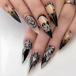 Halloween Press on Nails Medium Almond Fake Nails