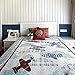 NEWLAKE Airplane Bedding Quilt Sets-2 Pieces of Bedspread Coverlets, Twin Size