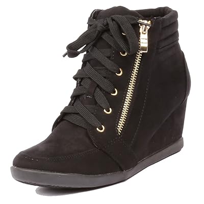 Buy Coshare Women's Hidden Heel Wedge Sneakers at Ubuy Egypt