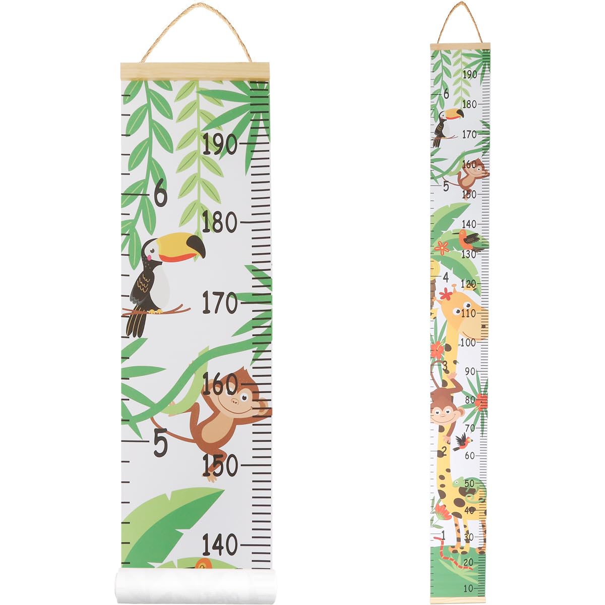 Wall Height Chart - Wooden Wall Ruler for Kids,Growth Chart for Kids, Height Measurement Wall Decor,Hanging Height Measure
