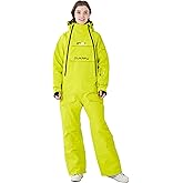 OUKAFU Women One Pieces Ski Suits Waterproof Ski Jumpsuits Winter Onesies Snowsuits Snowboard Coveralls for Snow Sports