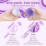 Bodyotics Comfydisc Reusable Menstrual Disc Two Pack S & L with Pouch view 4