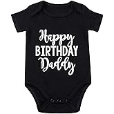 SproutJoy Happy Birthday Daddy Baby Bodysuit Happy Birthday Dad Baby Bodysuit I Love My Dad Babies Clothes