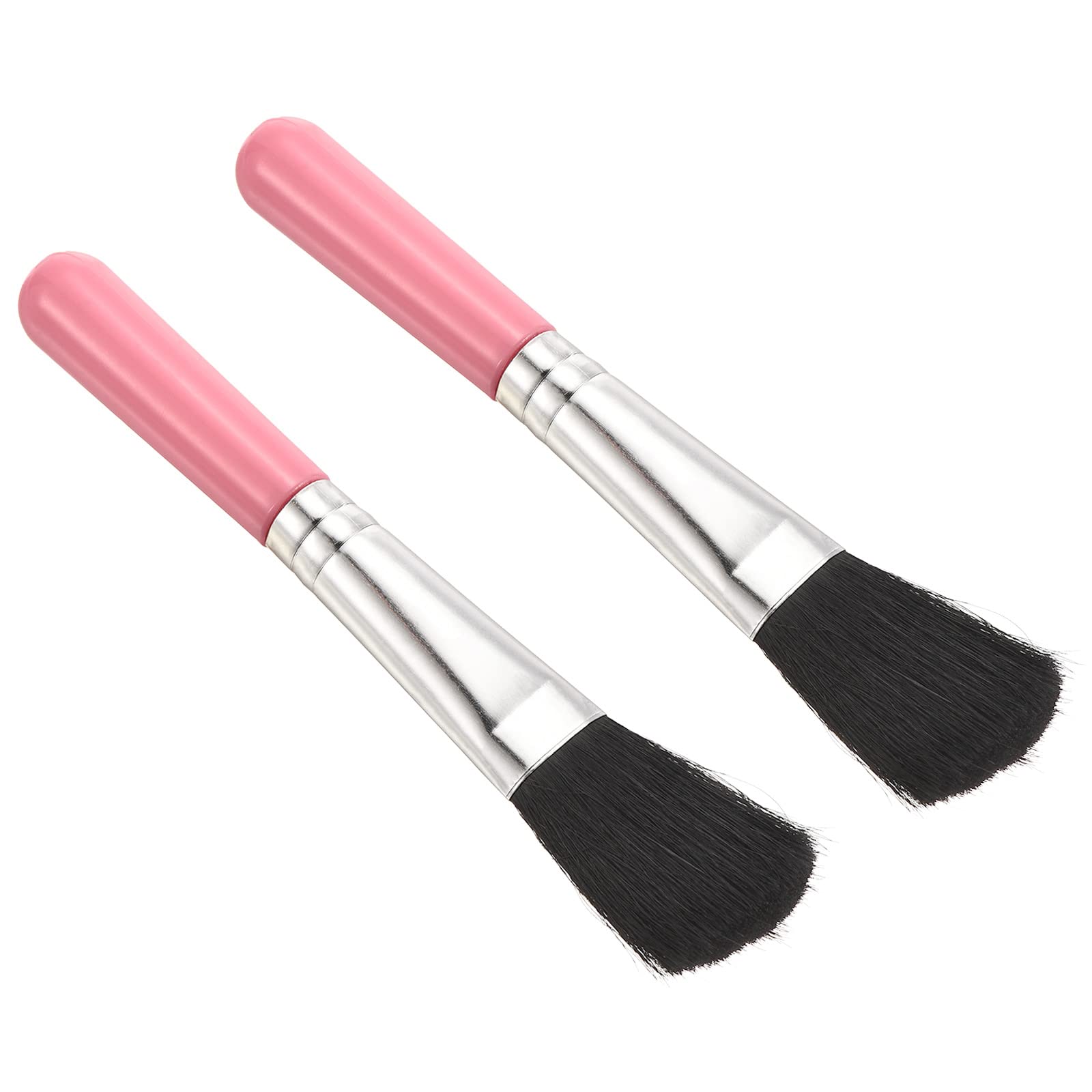 PATIKIL Succulent Cleaning Brush 2Pack 125mm Black Gardening Tools Plant Brush for Garden Pink Handle