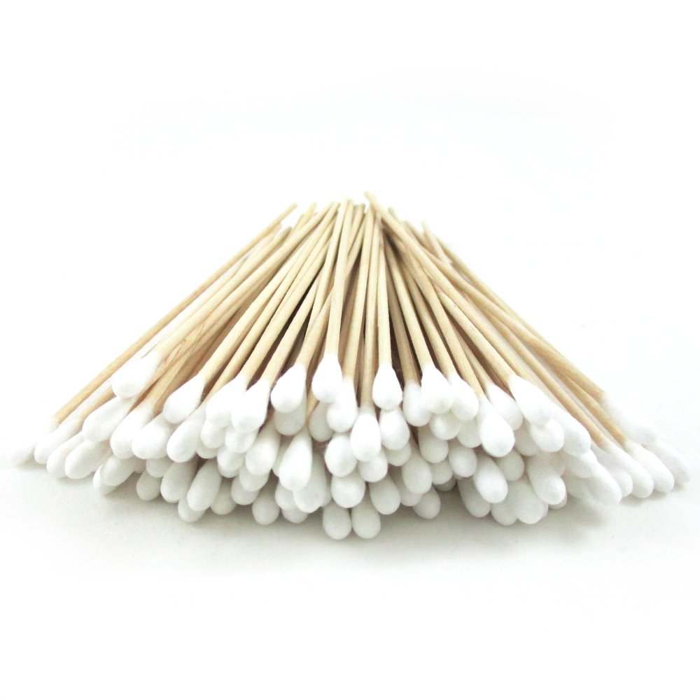 200 Pc Cotton Swab Applicator Qtip Swabs 6" Extra Long
