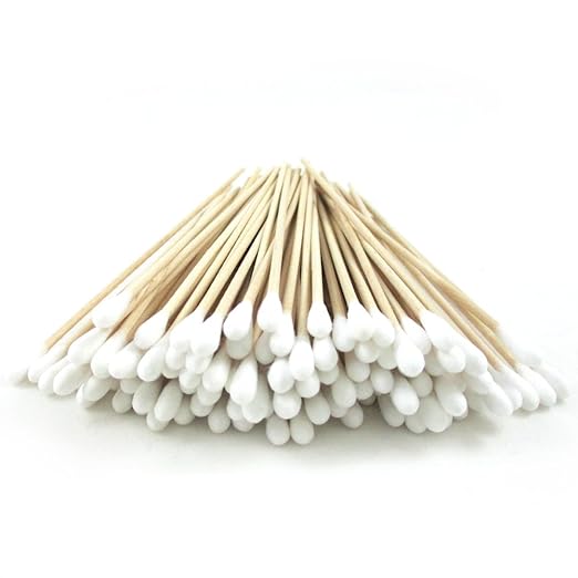 200 Pc Cotton Swab Applicator Qtip Swabs 6" Extra Long