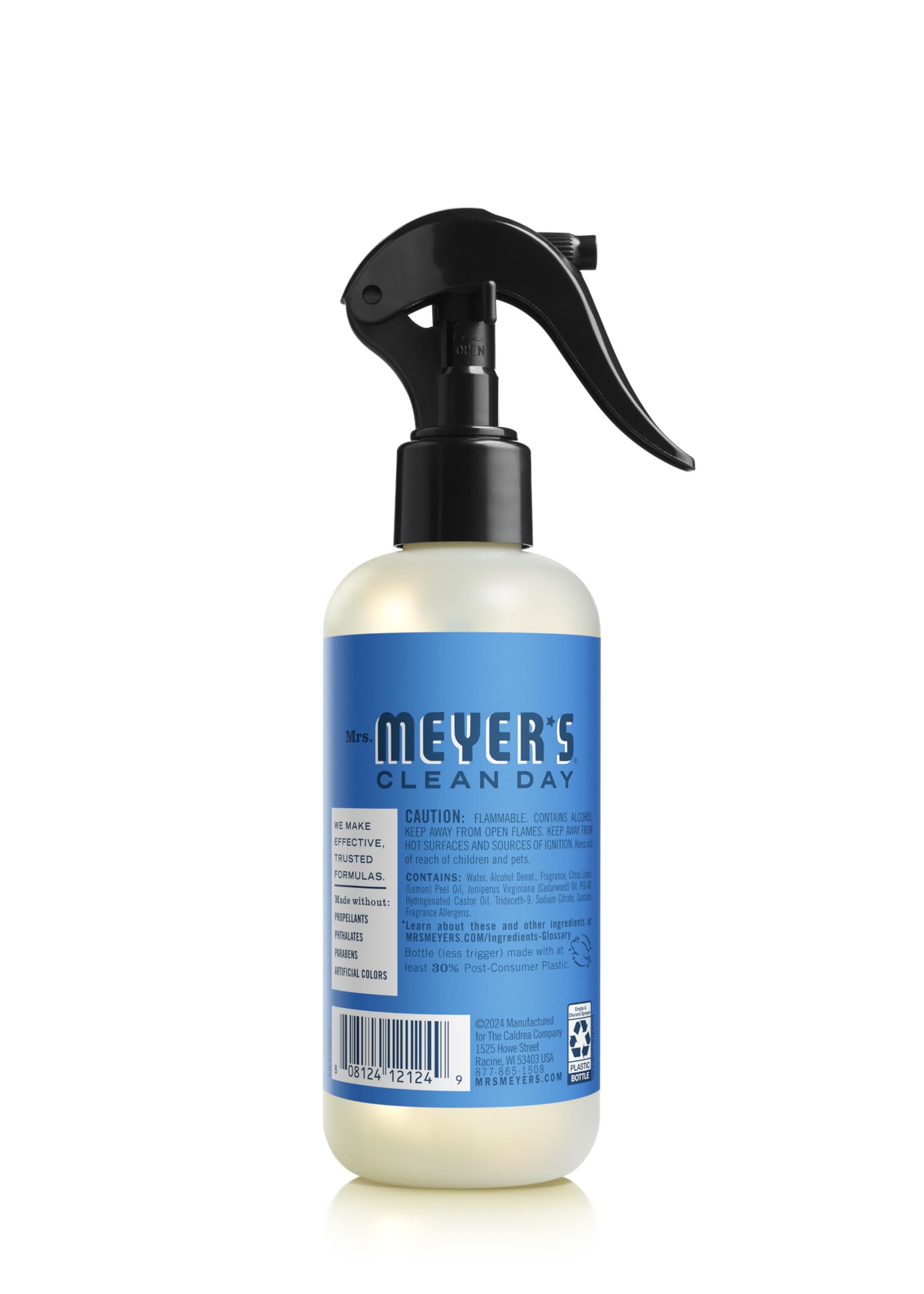 Mrs. Meyer's Clean Day Room Freshener, Blueberry Scent, 8 Ounce Non-Aerosol Spray Bottle