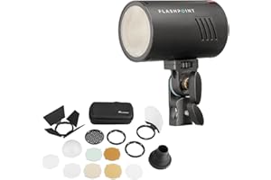 Flashpoint XPLOR 100 Pro TTL R2 Pocket Flash Kit with Round Head Accessory KIt