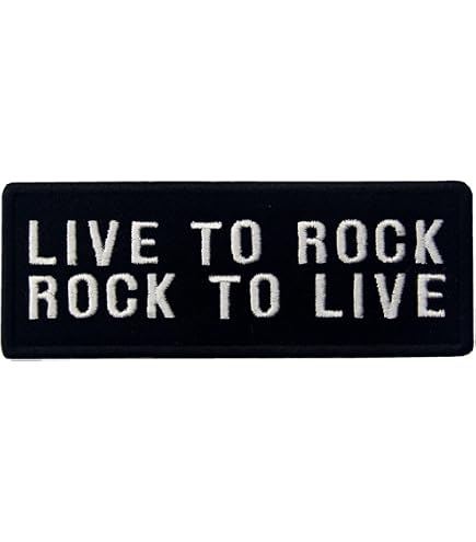 ID 0151 Rock N Roll Música Parche Género Popular Bordado Hierro Sobre Insignia Aplique - México