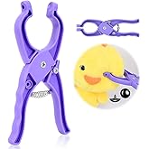Upgraded Safety Eye Tool for Crocheting, Auxiliary Tool for 5-30mm Stuffed Animals Safety Eyes, Doll Making Tool, Time Saving, Labor Saving and Hand - Friendly Safety Eye Snapper Tool