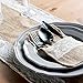 Ling's moment 10 Pack 4 x 8 Inch Natural Burlap Silverware Napkin Holders Cutlery Holders Pouch for Vintage Wedding Decorations Party Bridal Shower Table Setting Decorations
