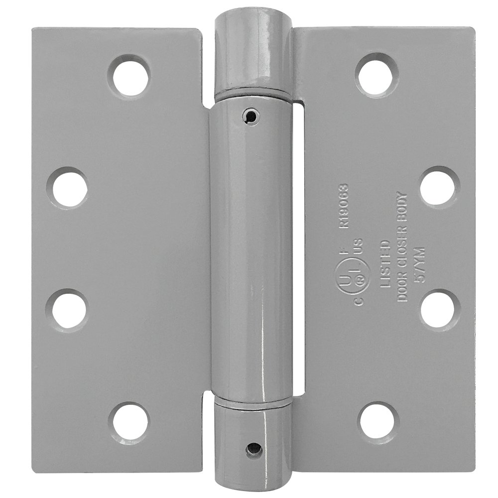 Tell 4 5 X 4 5 Spring 26d Hinge Satin Chrome Spring Hinge 4 5 X 4 5