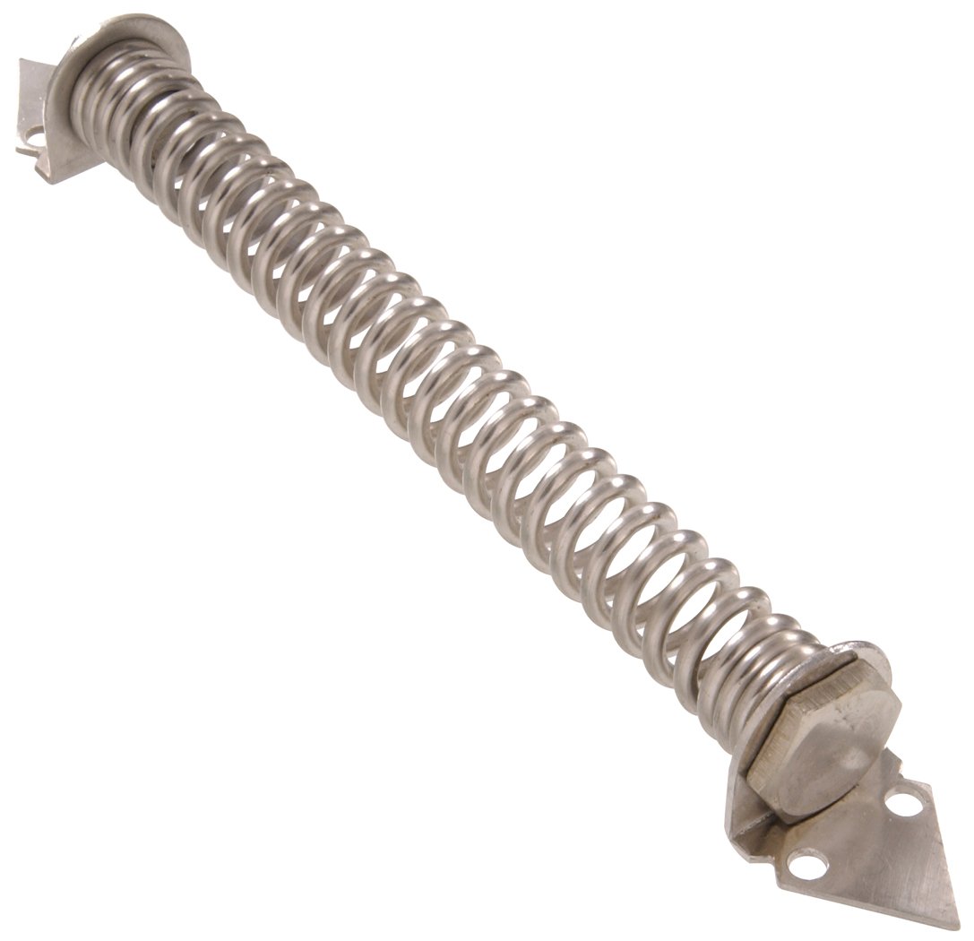 Hillman 851838 Stainless Steel Self Closing Gate Spring-Adjustable Tension, 12 Inch
