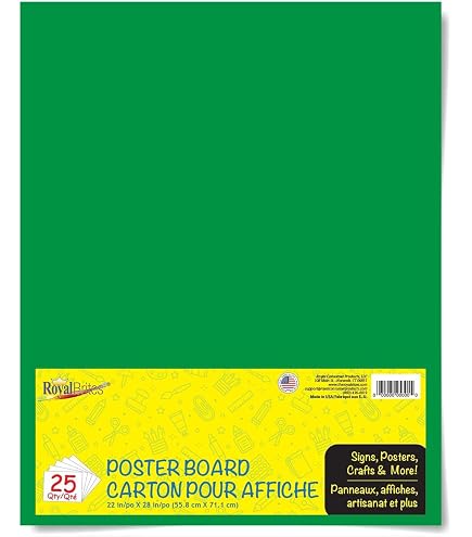Amazon.com: BAZIC Products Fluorescent Green Poster Board, 22 x 28
