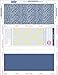 Compuchecks Pressure Seal Checks - Z Fold - Self Seal Mailer Checks in Middle - Check Paper Size 8.5 x 11 (250)
