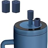 Rolitwils 2 Pack Magnetic Straw Cover, Silicone Leakproof Straw Protector for Tumbler, Compatible with Era/Resa, Drinkware Accessory