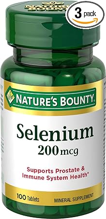 Nature's bounty Natural selenium 200mcg mineral supplement tablets - 100 ct (074312032011)