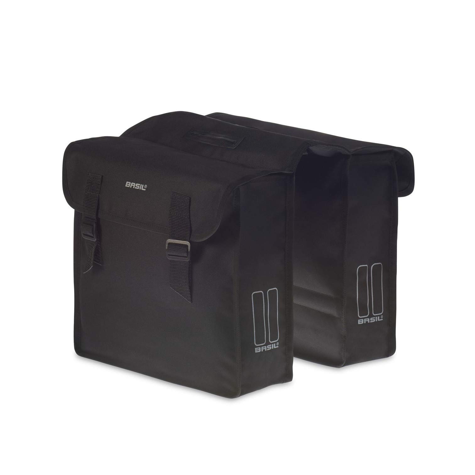 Basil Mara Double Pannier Bag, 26 L - Black