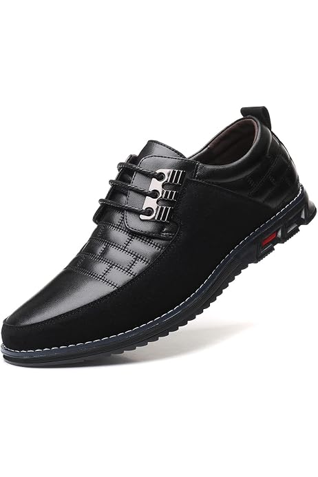 Mens Oxford Derby Orthopedic Leather 