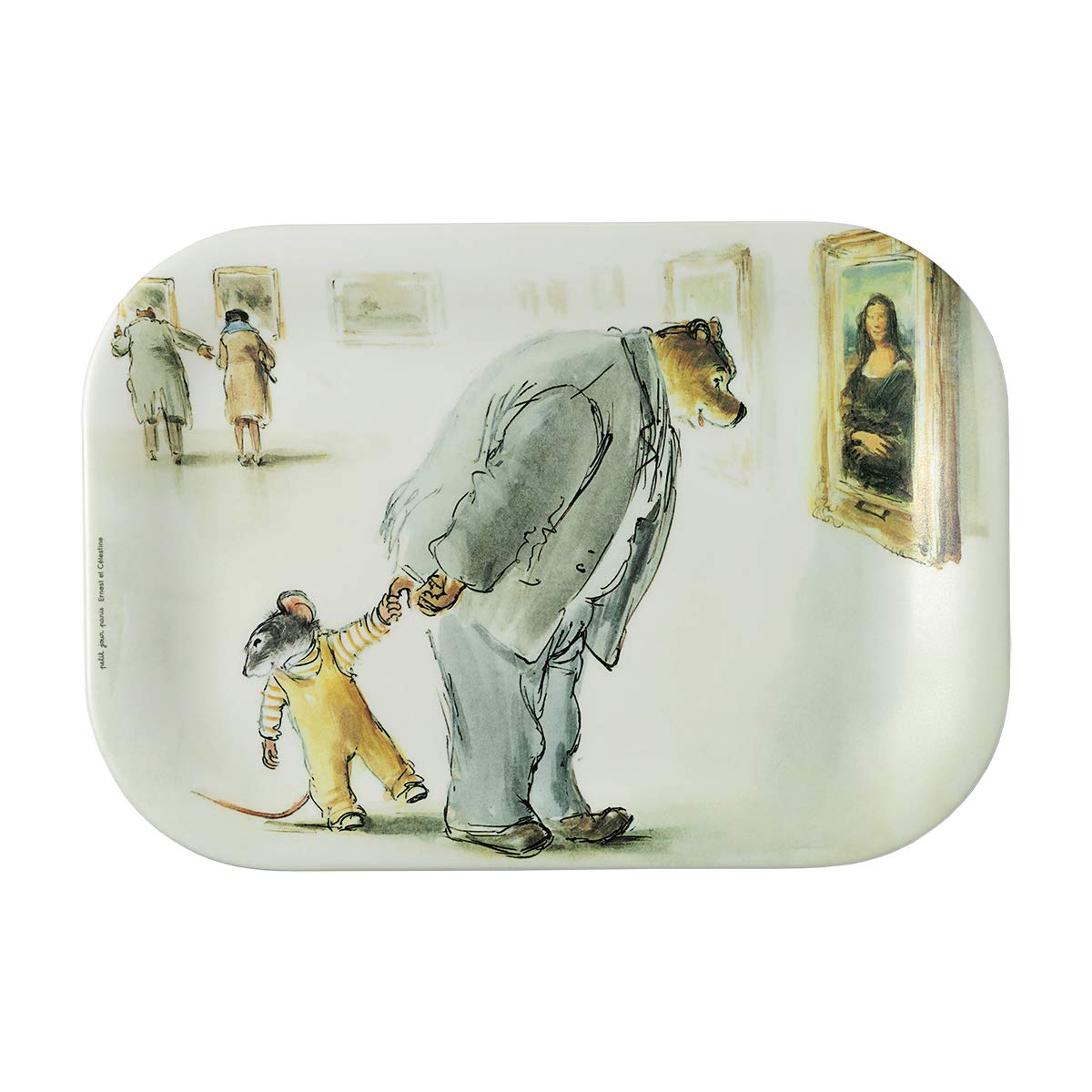 Petit Jour Paris - Small Serving Tray Ernest et Célestine - for a Healthy Breakfast!!