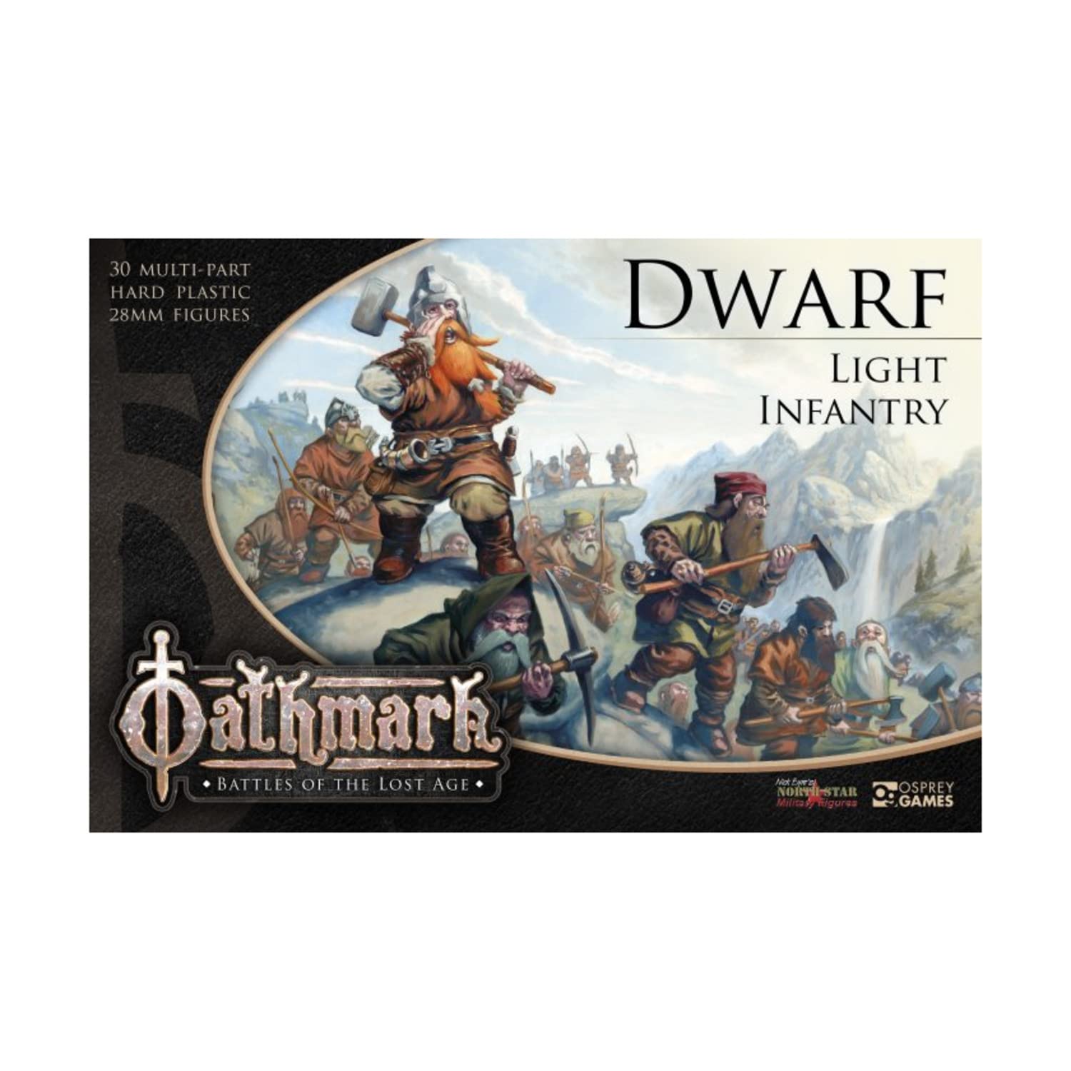 Oathmark North Star Military Figures: : Dwarf Light Infantry