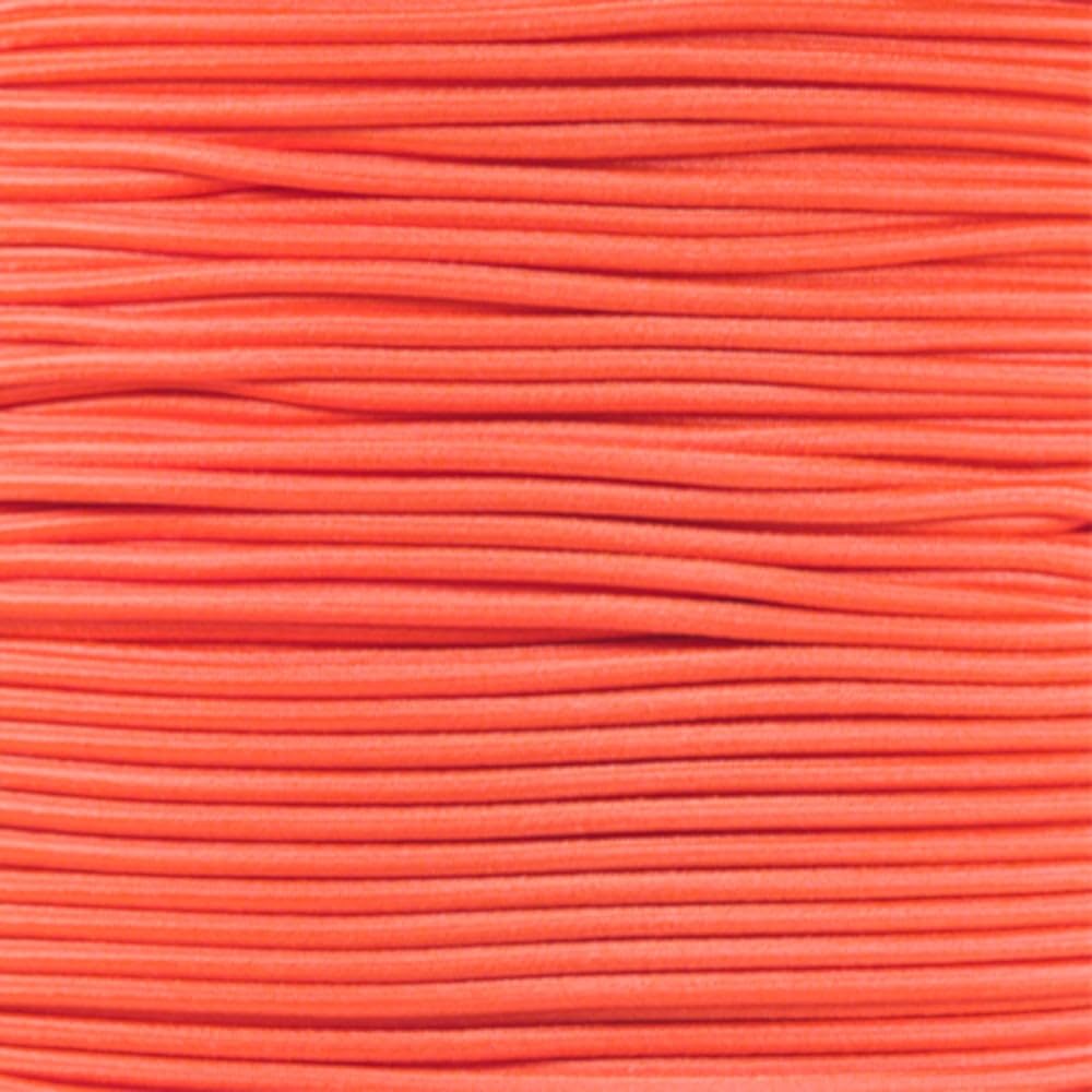 PARACORD PLANET 50 Feet 1/8" Shock Cord Neon Orange
