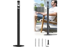 VKEDA Steel Cigarette Butt Receptacle Disposal Outdoor Outside Patio, Offices, Home, Restaurants, Convenience Stores, Backyard/Outdoor Ashtray Cigarette Butt Receptacle