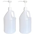 nicebottles Gallon Jug with Pump, Pack of 2