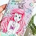 Ultra Slim Soft TPU Transparent Mermaid Ariel Case for iPhone Xs Max 6.5 Clear Walt Disney Cartoon Princess Pink Protective Cute Lovely Gift Little Girls Teens Kids Daughter Always Make A Splash