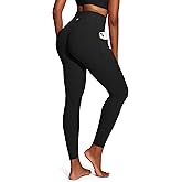 IUGA Scrunch Butt Lifting Leggings for Women Workout Tummy Control No Front Seam Compression Leggings with Pockets Yoga Pants