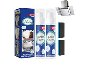 QUAAM 2PCS Bubble Cleaner Foam,All-Purpose Bubble Cleaner Spray, Foam Cleaner All Purpose Duty, Suitable for Cleaning Pots
